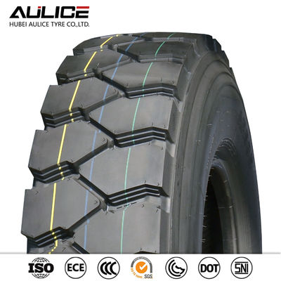 pneu misturado AR535 10.00R20 do caminhão de mineração do pavimento do passo de 21.00mm